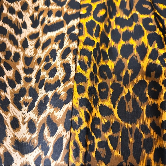 Marvin Richards Vintage Brown Wool Coat with Leopard Lining - Size Large - Picture 8 of 13